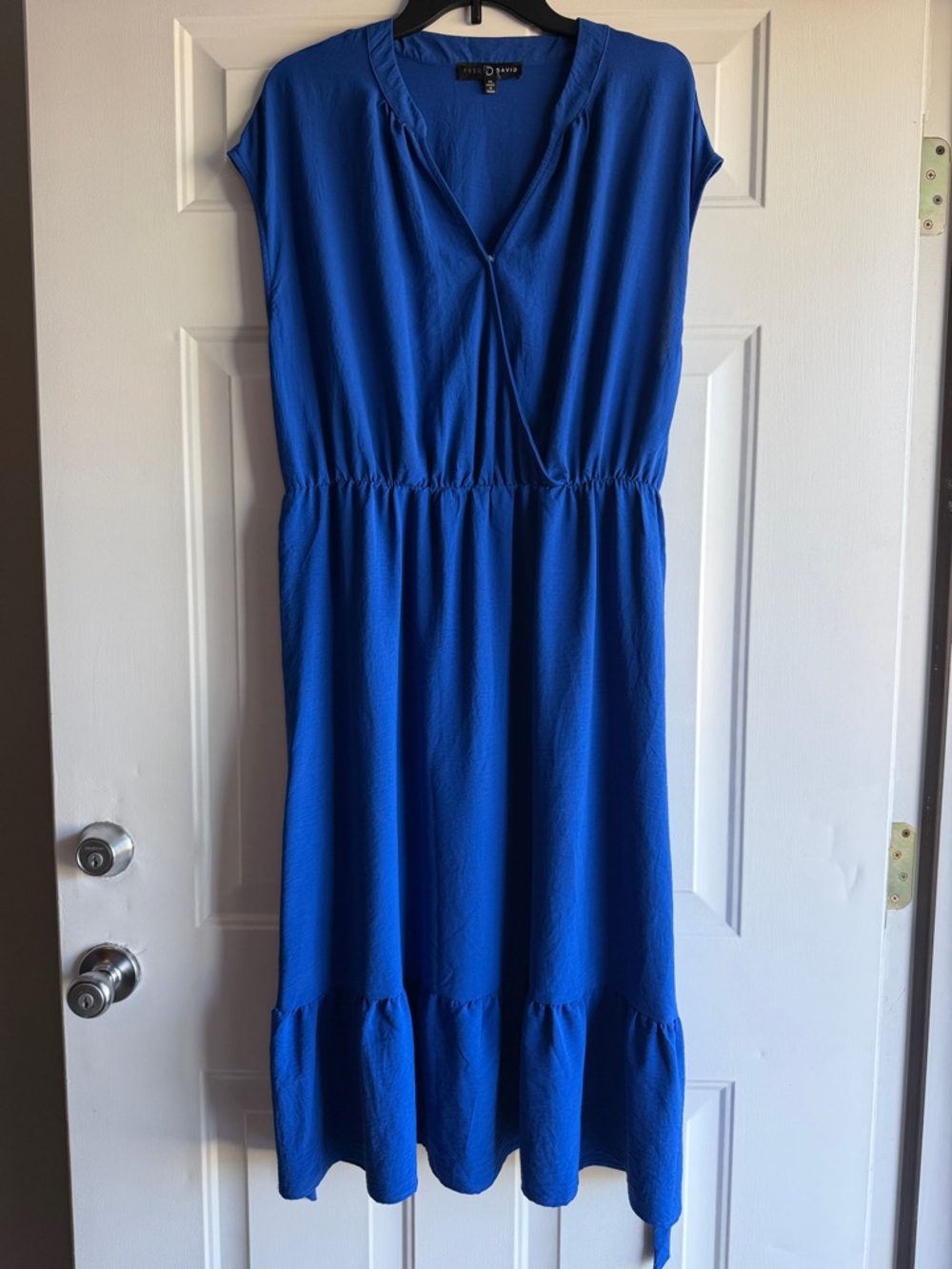 Fred David Cobalt Blue Midi Dress
